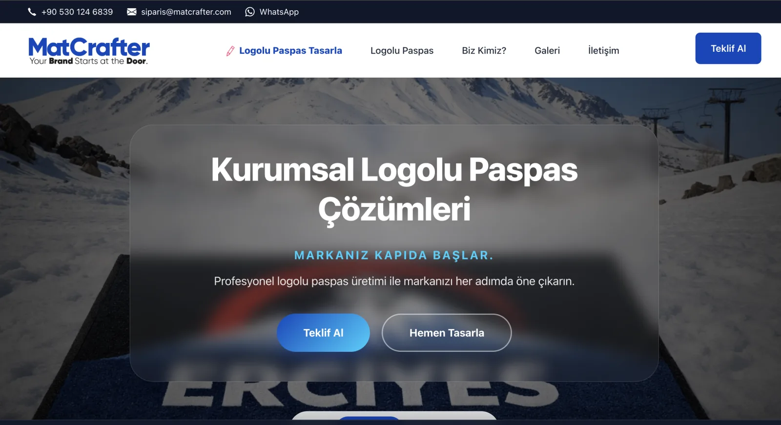 MatCrafter Logolu Paspas